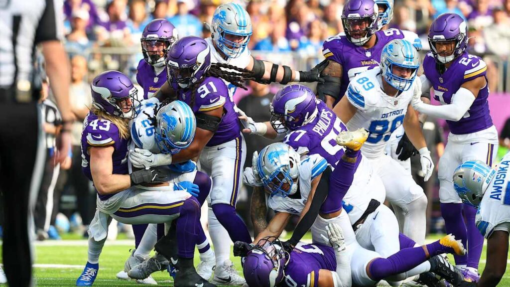 detroit lions vs minnesota vikings match player stats